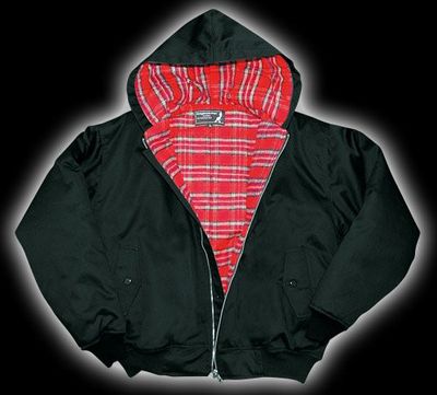 Harrington jacka med luva