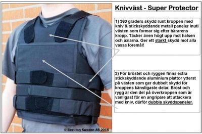 Väst mot knivar