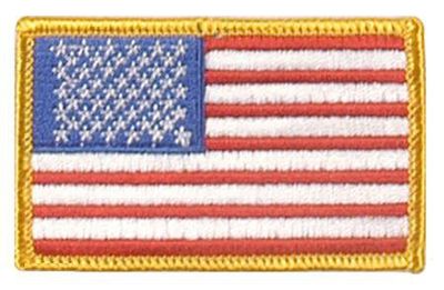 Tygmärke amerikansk flagga - US army