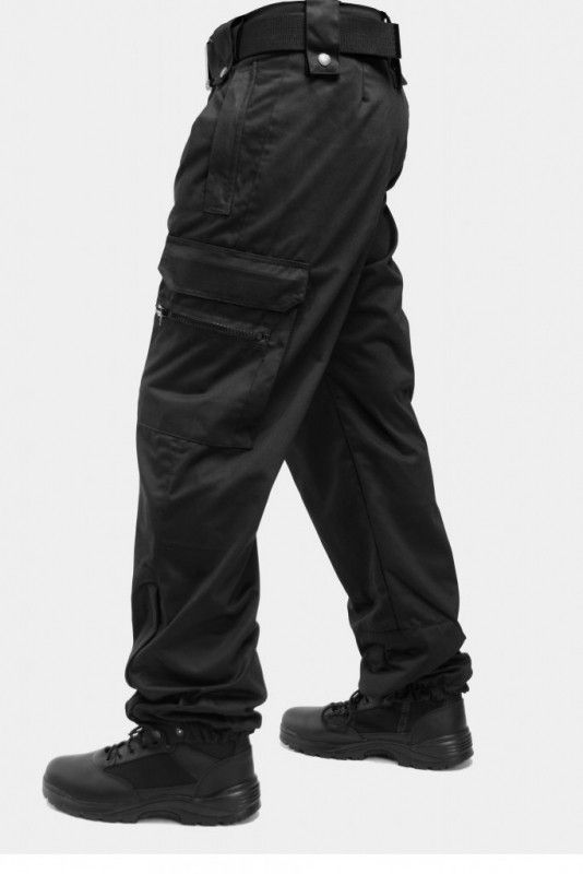 Uniformsbyxa i hundförarmodell - Svart-sida