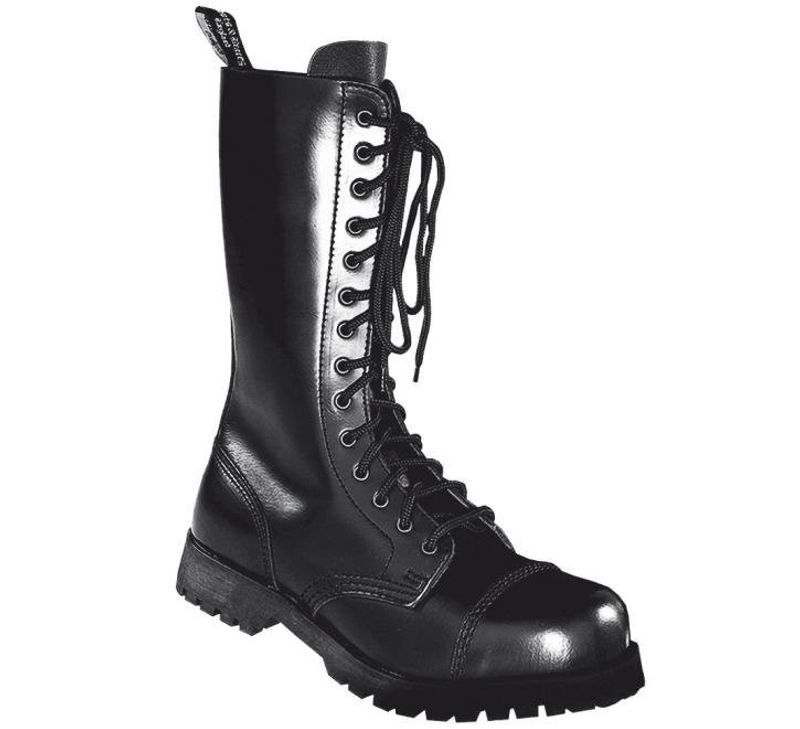 Boots & Braces kängor med stålhätta - 14 håls