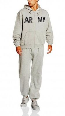 US ARMY GREY GYM SUIT - TRÖJA + BYXA!1