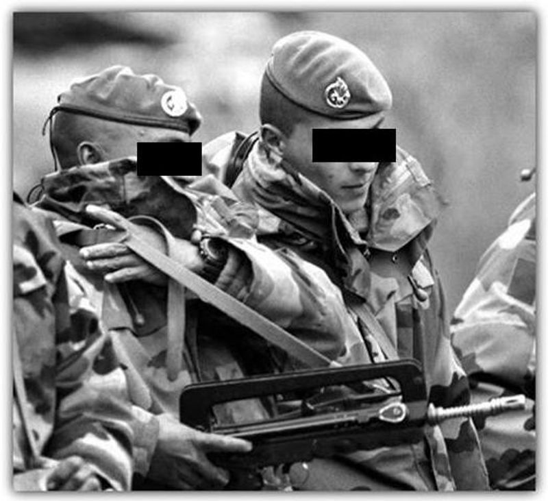 Fransk militär basker
