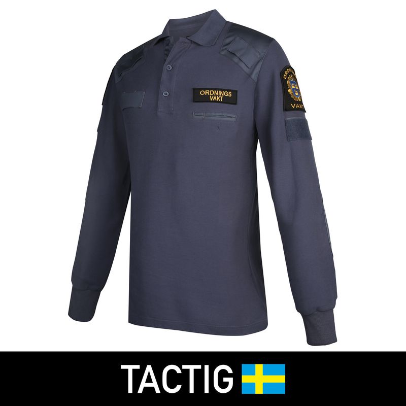 Ordningsvakt pikétröja, Lång ärm
