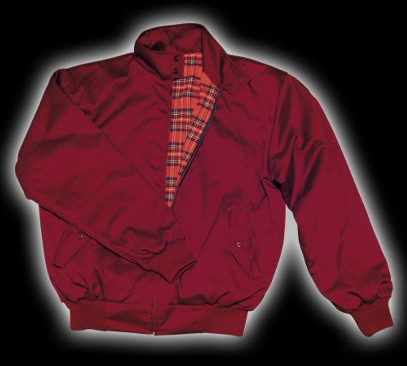 Harrington jacka - vinröd