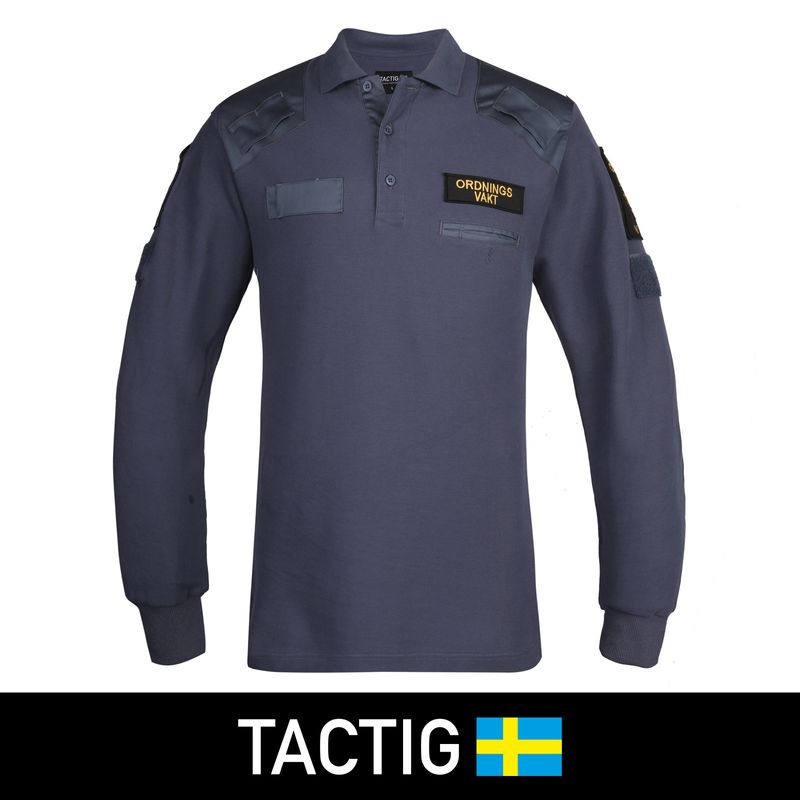 Ordningsvakt pikétröja, Lång ärm