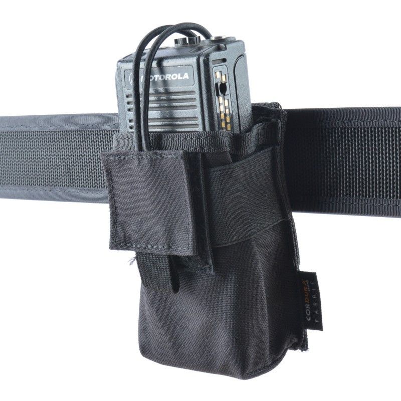 COP FUG4 Molle Universal Radiohölster i cordura i svart färg
