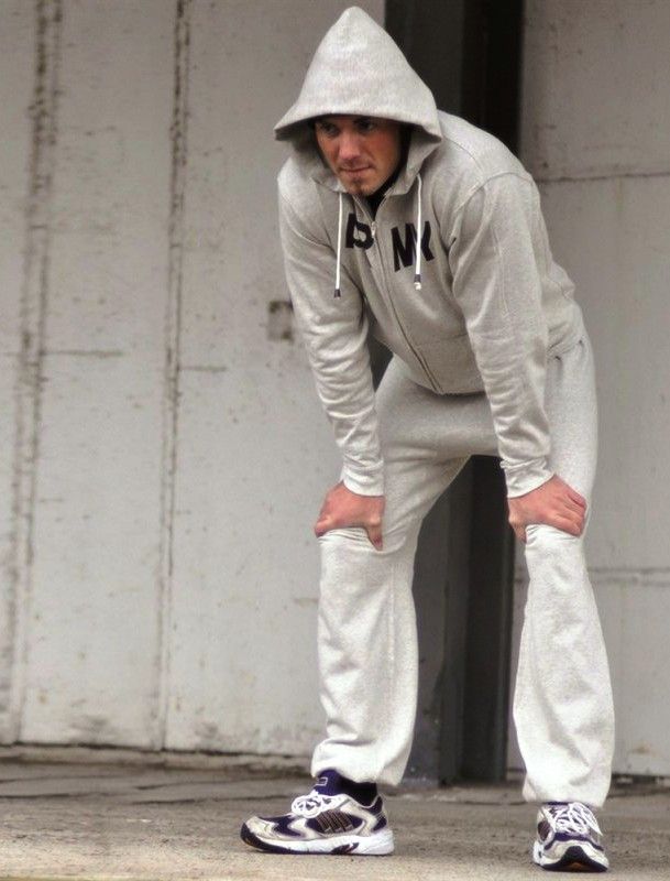 US ARMY GREY GYM SUIT - TRÖJA + BYXA!