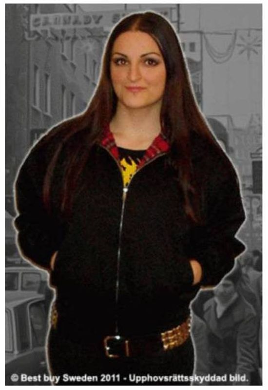 Svart harrington jacka