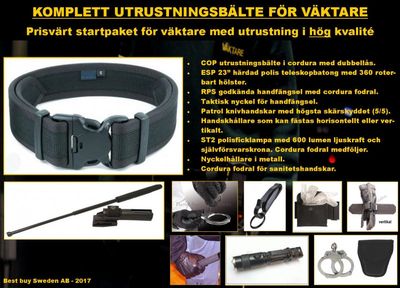 Komplett bälte för väktare