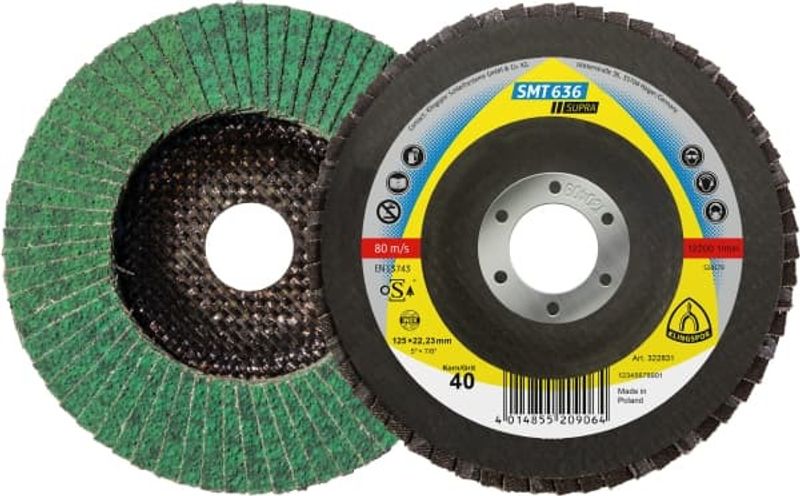LAMELLSLIPSKIVA KLINGSPOR SMT 636 SUPRA FÖR ROSTFRITT STÅL