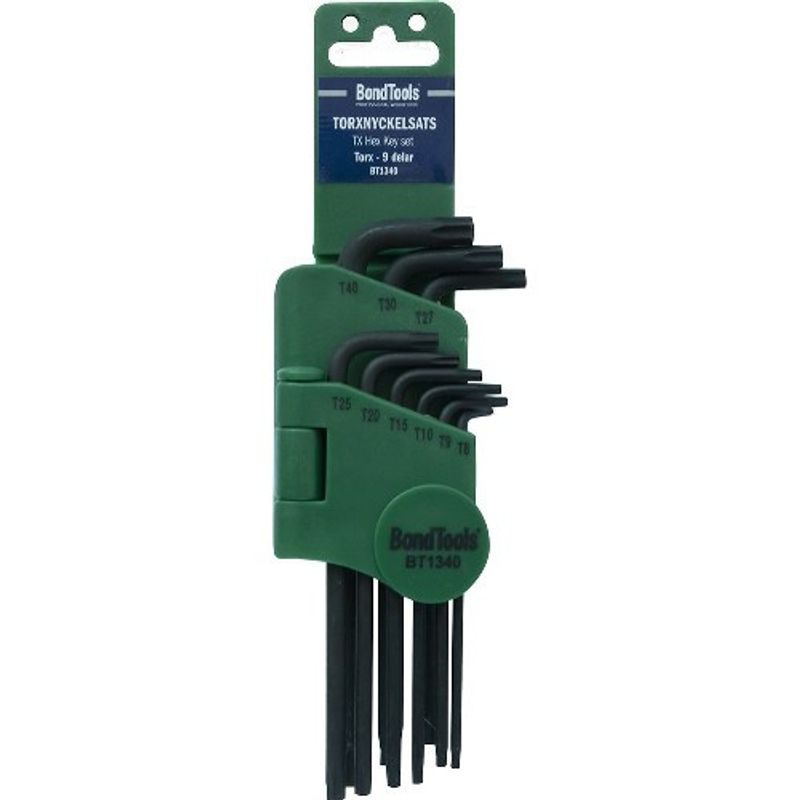 TORXNYCKELSATS BONDTOOLS BT1340