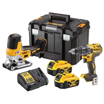 DEWALT MASKINKIT 18V DCK298P2T 2 MASKINER BATTERI + LADDARE
