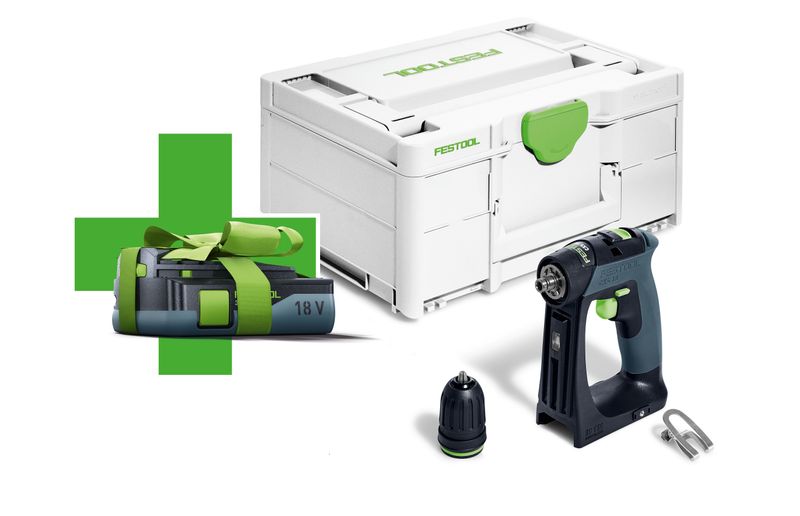 FESTOOL SKRUVDRAGARE CXS 18-BASIC-3,0 + 1 BATTERI