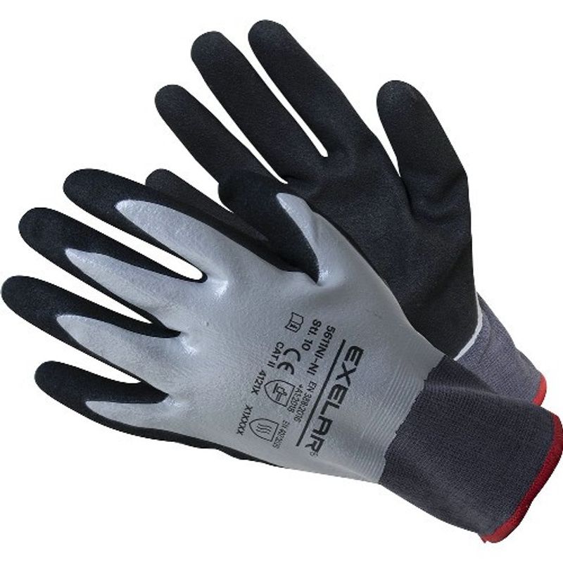 MONTAGEHANDSKE NITRIL 5611NI-NI DUBBE EXELAR