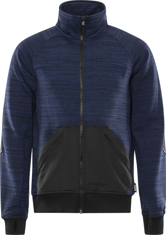 FRISTADS SWEATSHIRTJACKA 7052 SMP MARIN/SVART STL 2XL