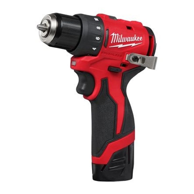 MILWAUKEE BORRSKRUVDRAGARE M12 BLDDRC-202C (Inkl. 2x2,0Ah och laddare)