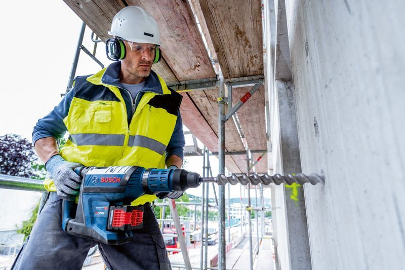BOSCH BORRHAMMARE GBH 18V-45 C BITURBO (Utan batteri)