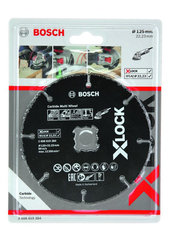 BOSCH KAPSKIVA XL MULTIWHEEL HM 125X22,23MM