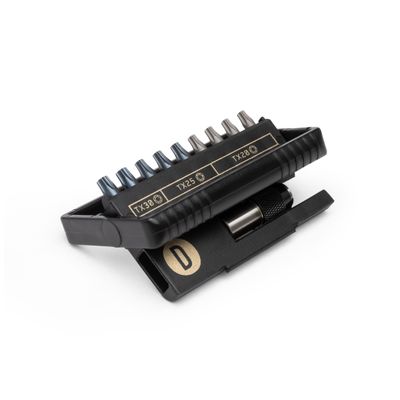 BITSSATS TORX IMPACT 10 DELAR INKL. BITSHÅLLARE DEREKO