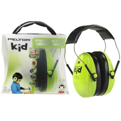 HÖRSELKÅPA KID NEONGRÖN H510AK SNR27DB PELTOR