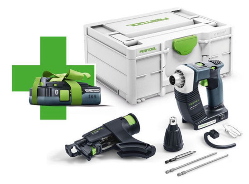 FESTOOL SKRUVAUTOMAT 18V DWC 18-4500-BASIC-4,0 + BP 18 LI 4,0 HPC-ASI