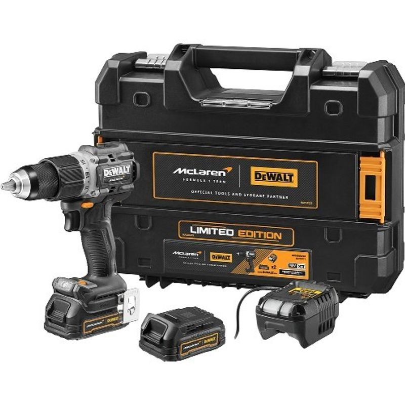 DEWALT BORRSKRUVDRAGARE DCD85ME2GT-QW XR MCLAREN LIMITED EDITION 18V