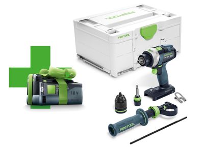 FESTOOL SKRUVDRAGARE & SLAGBORR TPC 18/4 I-BASIC-5,2 + 1 BATTERI