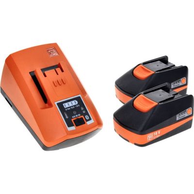 FEIN BATTERISATS 2 BATTERI 18V 1 LADDARE ALG 80 BC