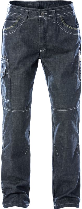 FRISTADS JEANS SERVICE 273 DY INDIGOBLÅ STL C52