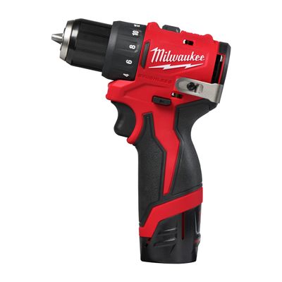 MILWAUKEE BORRSKRUVDRAGARE M12 BLDDRC-202C (Inkl. 2x2,0Ah och laddare)