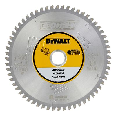 DEWALT CIRKELSÅGKLINGA DT1915 ALU 250X30MM 60T STATIONÄR SÅG