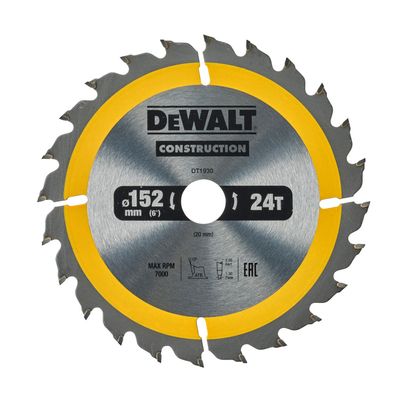 DEWALT CIRKELSÅGKLINGA DT1930 24T 152X20MM