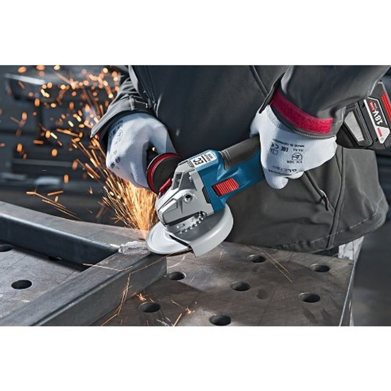 BOSCH VINKELSLIP GWS 18V-10 C (Utan batteri)