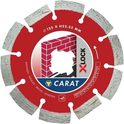 CARAT DIAMANTKAPKLINGA TEGEL X-LOCK 125X22,23MM