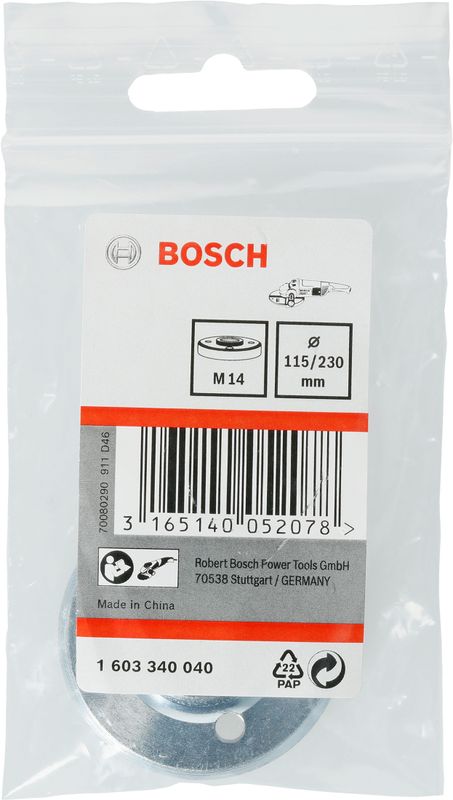 BOSCH SPÄNNMUTTER TILL NAVRONDELL 115-230MM