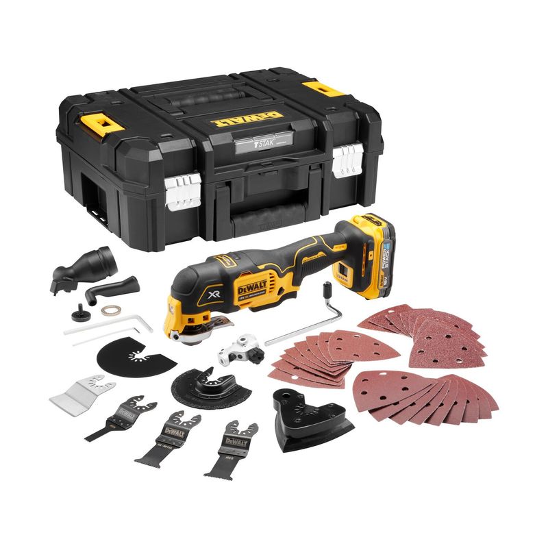 DEWALT MULTIVERKTYG DCS356E1T-XJ XR TSTAK + 1 BATTERI