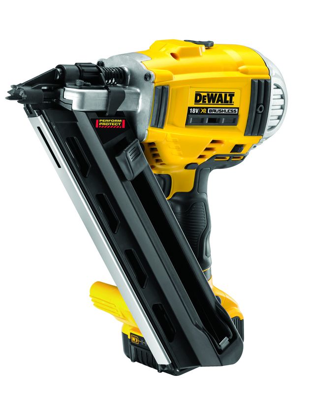 DEWALT SPIKPISTOL DCN692P2 18V (Med batteri och laddare)