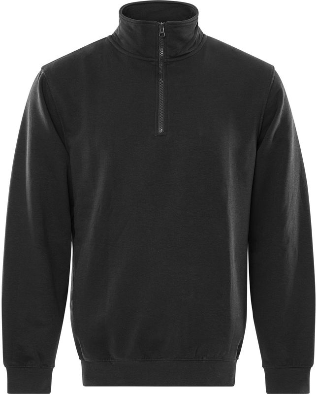 FRISTADS SWEATSHIRT KORT ZIP 1737 SWB