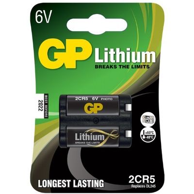 FOTOBATTERI GP LITIUM 2CR5-C1