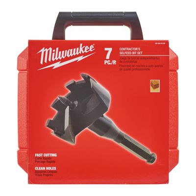 MILWAUKEE BORR SELFEED SET 7 DELAR