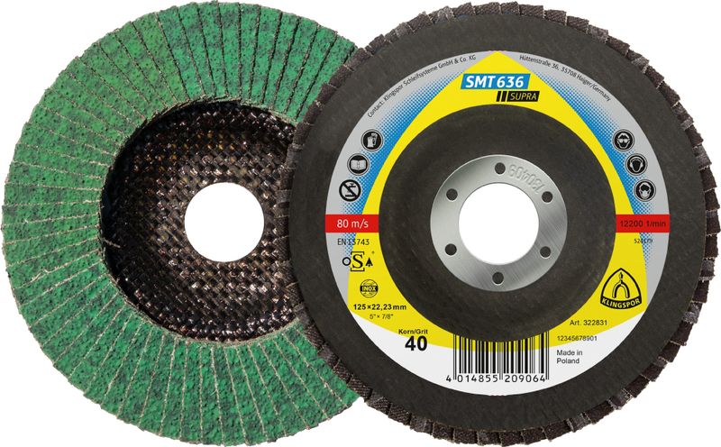 LAMELLSLIPSKIVA KLINGSPOR SMT 636 SUPRA FÖR ROSTFRITT STÅL