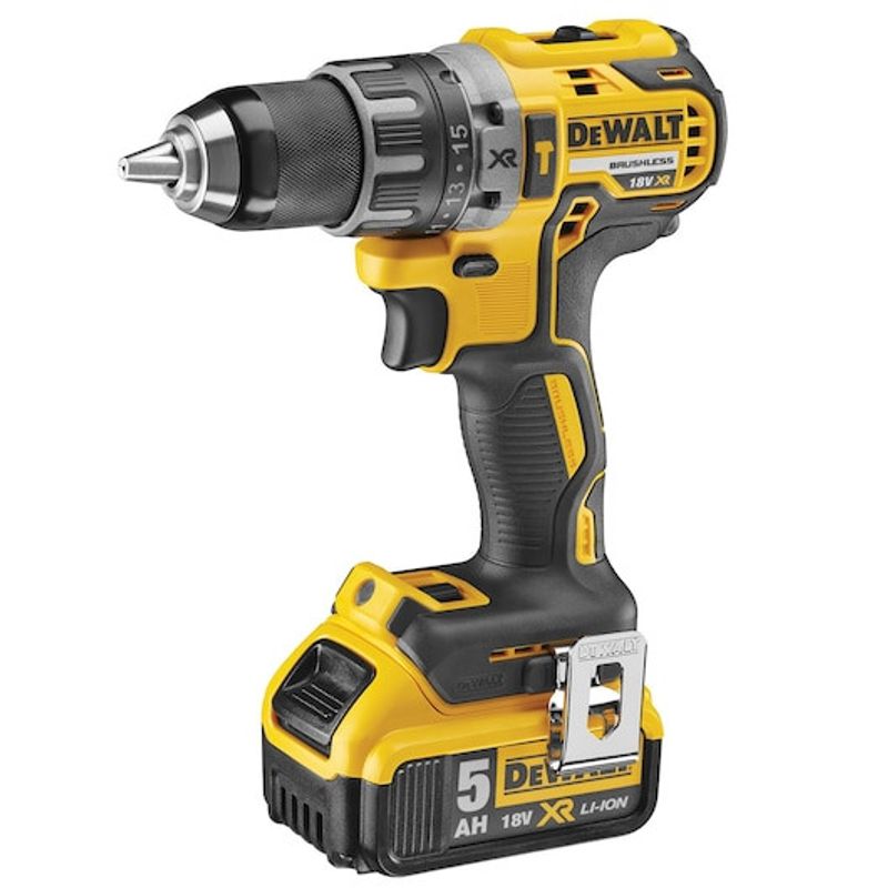 DEWALT SKRUVDRAGARE/BORR DCD791P2 18V XR TSTAK BATTERI OCH LADDARE