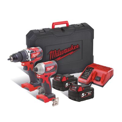 MILWAUKEE MASKINKIT M18 CBLPP2B-502C 2 DELAR