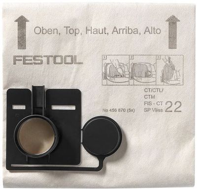 FESTOOL FILTERSÄCK DAMMSUGARE FIS-CT 22 SP VLIES 5ST