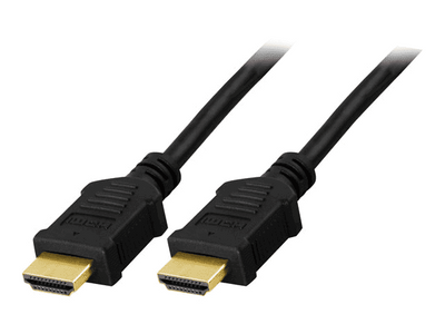 HDMI High Speed with Ethernet, 5 m, svart