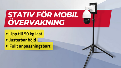 Kraftigt 3-bensstativ 35mm max 50kg