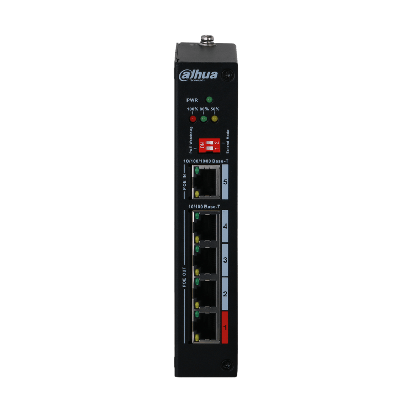5 portars PoE-extender - PFT1500