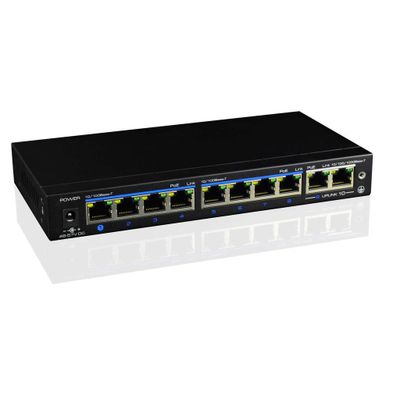 8 Portars PoE CCTV Switch