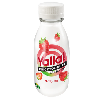 YOGGI YALLA JORDGUBB LAKTOSFRI